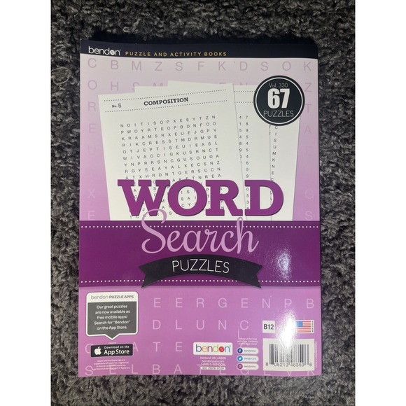 Puzzle Book Lot-7‎ Total- 4 Word Finds/searches, 2 Sudoku, 1 Crossword - Picture 5 of 15